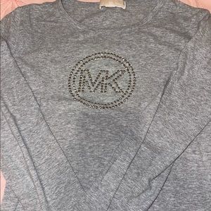 Gray long sleeve Michael Kors